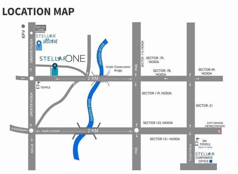 Stellar One Phase 2 location map